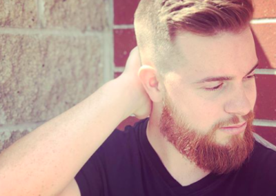 Men hair cut beard grooming cedar rapids iowa amanda bean