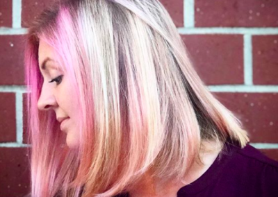 cut color fantasy color blonde style amanda bean