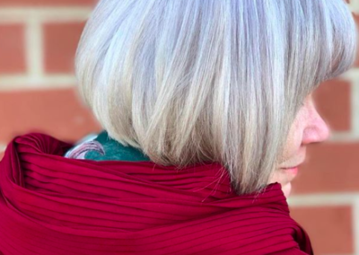 grey hair natural or dyed bean salon